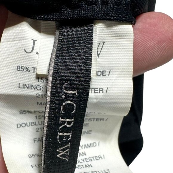 J.Crew One Piece Black Swimsuit Size 6 - Picture 4 of 7